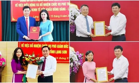 Loạt nhân sự mới được bổ nhiệm ở Quảng Ninh, Lạng Sơn