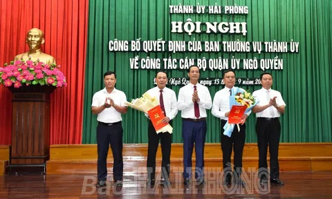 Hải Phòng, Bắc Kạn đồng loạt bổ nhiệm nhân sự mới
