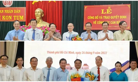 Kiện toàn nhân sự, bổ nhiệm lãnh đạo mới ở TP.HCM và Kon Tum