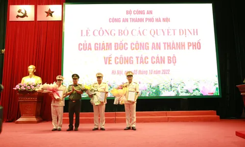 Công an Hà Nội bổ nhiệm tân Trưởng phòng CSGT