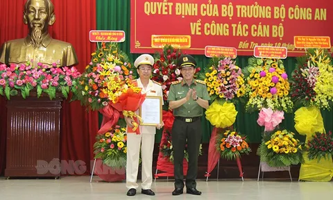 Đại tá Trương Sơn Lâm làm Giám đốc Công an tỉnh Bến Tre