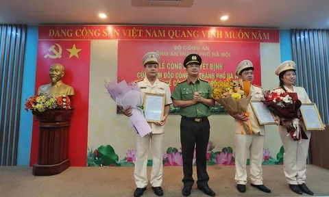 Công an Hà Nội bổ nhiệm 3 tân Trưởng phòng