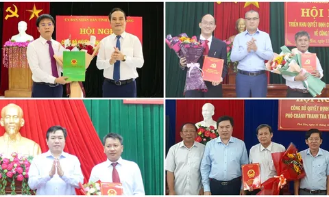 Kiện toàn nhân sự, bổ nhiệm lãnh đạo mới tại Phú Yên, Tuyên Quang