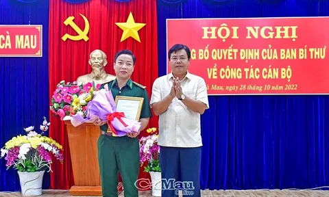 Cà Mau, Phú Yên bổ nhiệm nhân sự mới