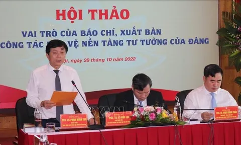 Vai trò của báo chí, xuất bản trong công tác bảo vệ nền tảng tư tưởng của Đảng