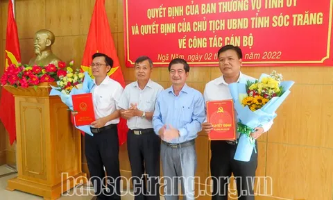 Loạt nhân sự lãnh đạo mới bổ nhiệm tại Lâm Đồng, Sóc Trăng
