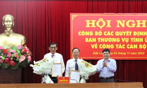 Loạt nhân sự, lãnh đạo mới bổ nhiệm tại Đắk Lắk, Quảng Ngãi