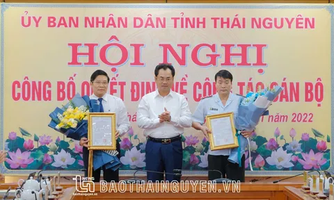 Thái Nguyên, Bến Tre bổ nhiệm nhân sự, lãnh đạo mới
