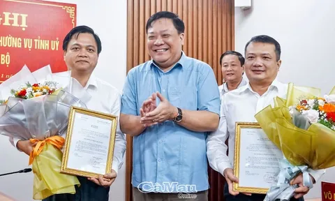 Bổ nhiệm nhân sự mới tại Hà Tĩnh, Cà Mau