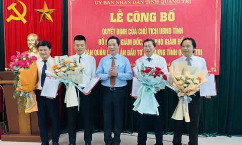 Loạt nhân sự lãnh đạo mới bổ nhiệm tại TP.HCM, Quảng Trị