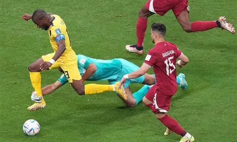 Hạ chủ nhà Qatar, Ecuador trở thành đội bóng đầu tiên giành chiến thắng tại World Cup 2022