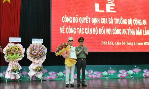 Bổ nhiệm Phó Giám đốc Công an tỉnh Đăk Lắk