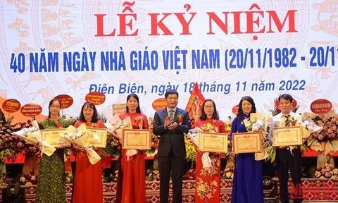 Điện Biên khen thưởng 113 cá nhân, tập thể có nhiều đóng góp trong sự nghiệp giáo dục-đào tạo