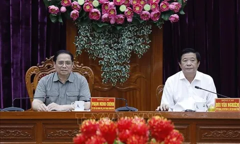 Thủ tướng Phạm Minh Chính: Vĩnh Long cần mạnh mẽ, tự tin, bản lĩnh, quyết liệt, quyết đoán hơn nữa