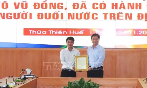 Tôn vinh hành động dũng cảm cứu người đuối nước của anh Tô Vũ Đồng