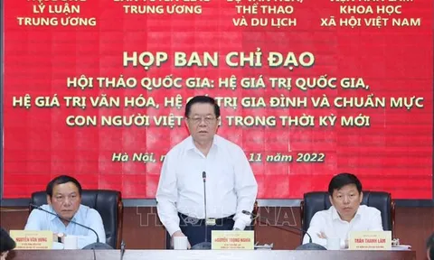Đồng chí Nguyễn Trọng Nghĩa: Hệ giá trị quốc gia là nền tảng, sức mạnh nội sinh