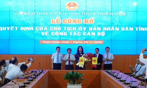 Bổ nhiệm nhân sự mới ở Thừa Thiên Huế, Sóc Trăng