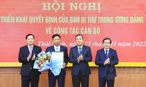Bình Phước, Thái Bình kiện toàn nhân sự, bổ nhiệm lãnh đạo mới