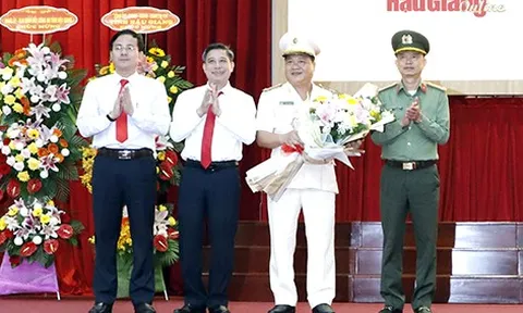Bổ nhiệm tân Phó Giám đốc Công an tỉnh Hậu Giang