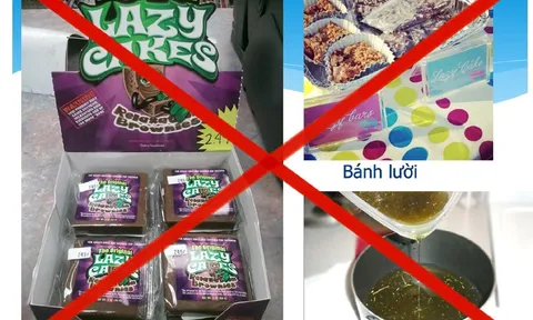 Cảnh báo về ma túy mới 'núp bóng’ dưới dạng thực phẩm mang tên 'Bánh lười'