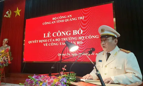 Thượng tá Nguyễn Viết Ánh giữ chức Phó Giám đốc Công an tỉnh Quảng Trị