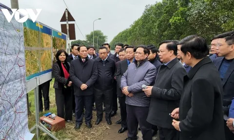 Kiểm tra Dự án đường Vành đai 4: Thủ tướng biểu dương Hà Nội, Bắc Ninh, Hưng Yên