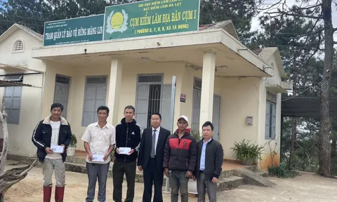 Đà Lạt thưởng nóng lực lượng bắt quả tang 3 đối tượng lấn chiếm rừng