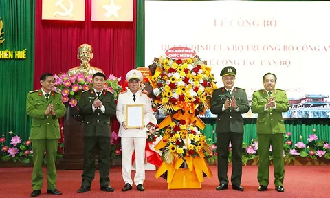 Thượng tá Hồ Xuân Phương giữ chức Phó Giám đốc Công an Thừa Thiên - Huế