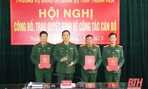 Bổ nhiệm nhân sự mới tại Thanh Hoá và Thừa Thiên Huế