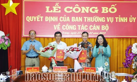Bổ nhiệm nhân sự mới tại Đồng Nai, Sóc Trăng