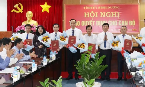 Kiện toàn nhân sự mới tại Bình Dương, Bình Thuận
