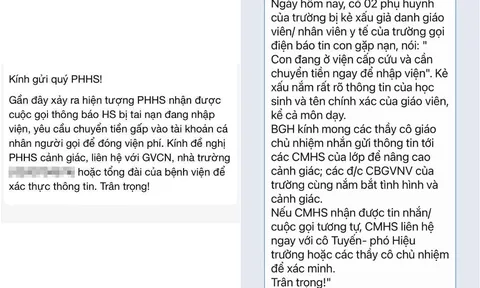 Chiêu lừa 'con cấp cứu ở viện' xuất hiện tại Hà Nội, chuyên gia chỉ cách ứng phó