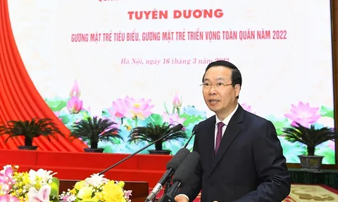Chủ tịch nước Võ Văn Thưởng: Thanh niên Quân đội phải có “Khát vọng đẹp - Trách nhiệm cao - Học tập tốt - Hành động giỏi - Đoàn kết tốt - Kỷ luật nghiêm”