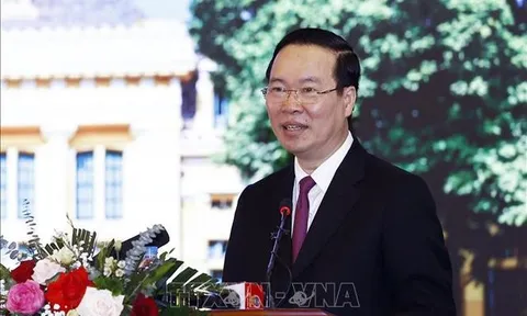 Chủ tịch nước Võ Văn Thưởng: Xây dựng chế định tố tụng tư pháp lấy xét xử là trung tâm, tranh tụng là đột phá