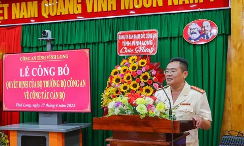 Đại tá Nguyễn Thanh Phong làm Phó Giám đốc Công an tỉnh Vĩnh Long