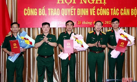 Điều động, bổ nhiệm nhân sự tại Hà Tĩnh và Sóc Trăng