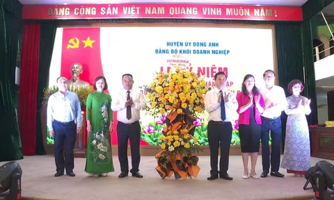 Đảng bộ Khối Doanh nghiệp huyện Đông Anh tổ chức Lễ kỷ niệm 10 năm ngày thành lập
