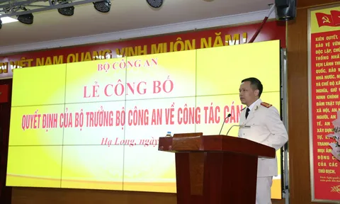 Trung tá Phạm Văn Dũng giữ chức Phó Giám đốc Công an tỉnh Quảng Ninh