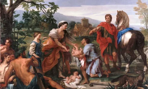 Cặp song sinh sống nhờ sữa sói, sáng lập thành Rome huyền thoại