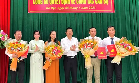 Hà Tĩnh, Bà Rịa-Vũng Tàu bổ nhiệm nhân sự mới