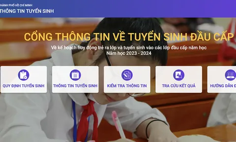 Hướng dẫn đăng ký trực tuyến vào lớp 1, lớp 6 và mầm non 2023 ở TP.HCM