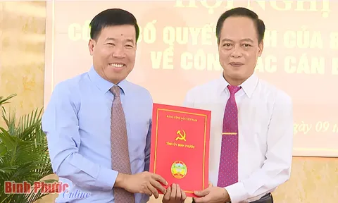 TP.HCM, Bình Phước bổ nhiệm nhân sự mới