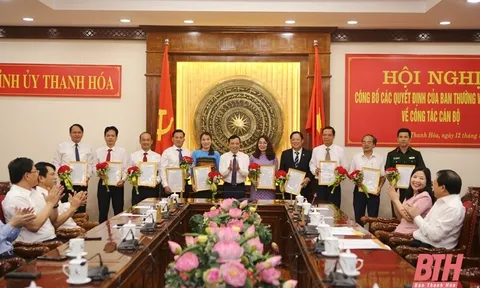 Bổ nhiệm nhân sự mới tại Thanh Hóa, Long An