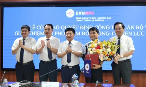 Bổ nhiệm ông Phạm Văn Nga làm Phó Giám đốc Công ty Điện lực Nghệ An