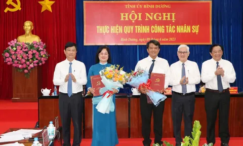 Bổ nhiệm loạt nhân sự tại Bình Dương, Đồng Tháp