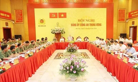 Lực lượng CAND phát huy vai trò 'gương mẫu, đi đầu' trong xây dựng, chỉnh đốn Đảng