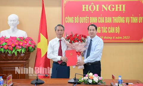 Bổ nhiệm nhân sự mới tại Ninh Bình, Hà Tĩnh