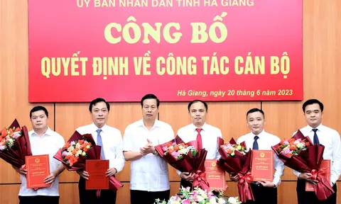 Quảng Ngãi, Hà Giang bổ nhiệm nhân sự mới