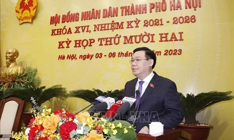 Chủ tịch Quốc hội: Phát triển Hà Nội đồng đều, toàn diện, bền vững