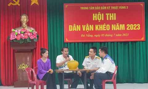 Sôi nổi Hội thi Dân vận khéo Vùng 3 Hải quân năm 2023